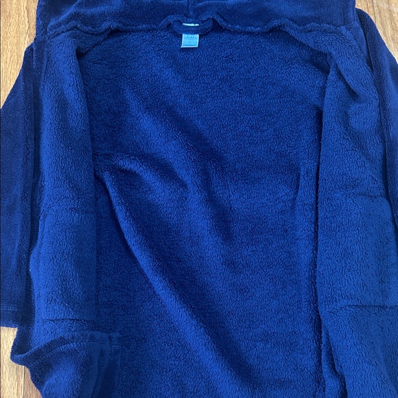 Cozy Navy Kids Robe - Picture 4 of 5